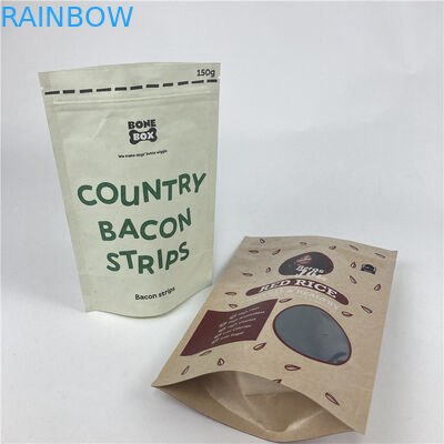 Quality Assurance Stand Up Aluminum Foil Bag With Zipper Food Snack Packaging Bag