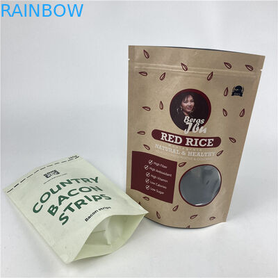 Quality Assurance Stand Up Aluminum Foil Bag With Zipper Food Snack Packaging Bag