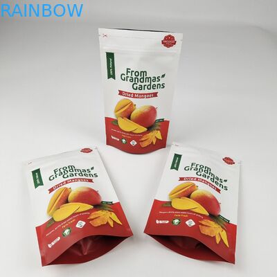 Stand Up Pouch With Zipper Smell Proof Moisture Proof Food Grade Plastic Packaging Bags