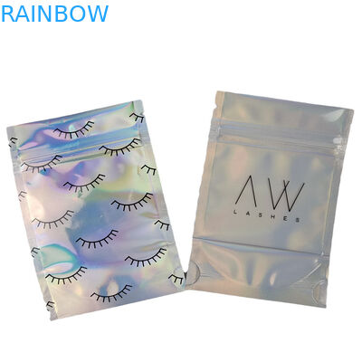Custom Holographic Aluminum Foil Resealable Mylar Bags Digital Print Smell Proof Bags for Jewelry