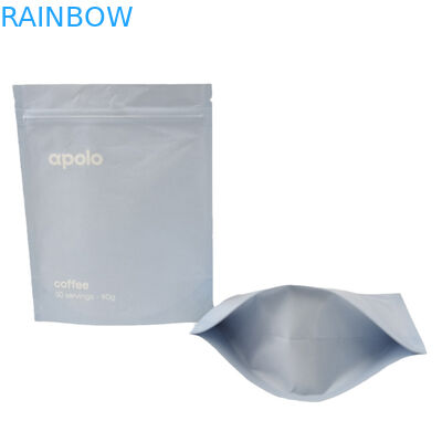 Custom Printed Kraft Paper Stand Up Zipper Bag Resealable Mylar Bags for Coffee Bean Powder