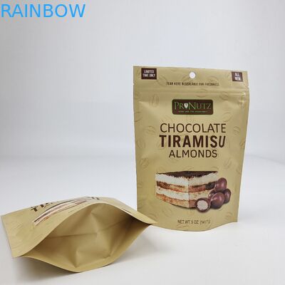 Customized Matt Surface Digital Printing Plastic Zip Lock Resealable Plastic Food Seal Packaging Bag