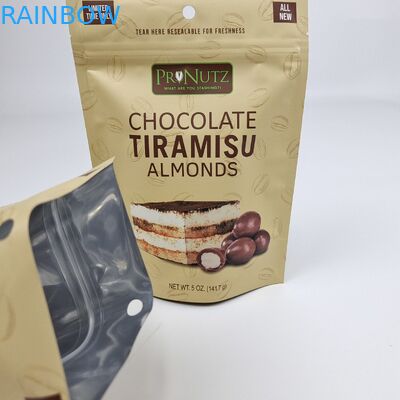 Customized Matt Surface Digital Printing Plastic Zip Lock Resealable Plastic Food Seal Packaging Bag