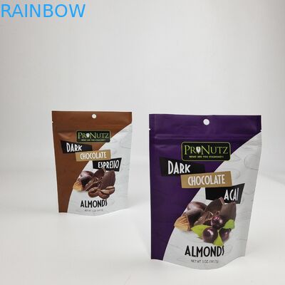 Customized Logo Digital Printing Plastic Zip Lock Flat Bag With Aluminum Foil Bags For Candy Bags