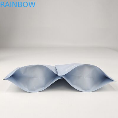 Environmental Friendly Stand Up Pouch Food Grade Zip Lock Heat Seal Printed Biodegradable Custom Food Kraft Paper Bag