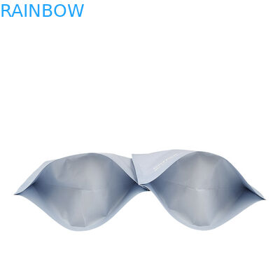 Customize Biodegradable Kraft Paper Bag with Zipper Digital Print Gummie Candy Packaging