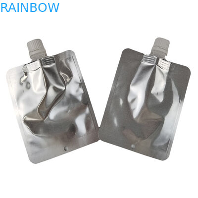 Wholesale Custom Printed Stand Up Spout Pouch Aluminum Foil Liquid Juice Pouch