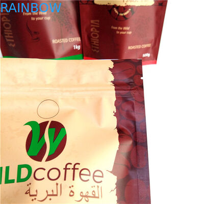 Wholesale Custom Digital Printing Manufacturers Smell Proof Moisture Proof Packaging Bags for Coffee Bean 250G 500G