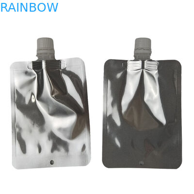 Custom Reusable Stand Up Plastic Spout Pouch for Liquid Juice Digital Print Stand Up Aluminum Foil Spout Pouch