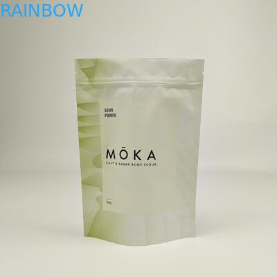 Private Label Spa Natural Bath Salt Packaging Bag Custom Digital Printed Stand Up Ziplock Mylar Bag For Body Scrub Pouch
