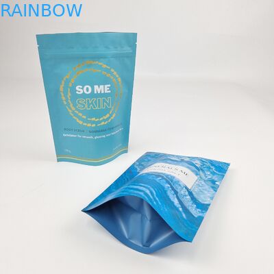 Private Label Spa Natural Bath Salt Packaging Bag Custom Digital Printed Stand Up Ziplock Mylar Bag For Body Scrub Pouch