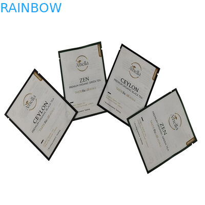 Custom Compostable Small Size Sachet for Tea Coffee Powder Biodegradable Kraft Paper Pouch for Gummy