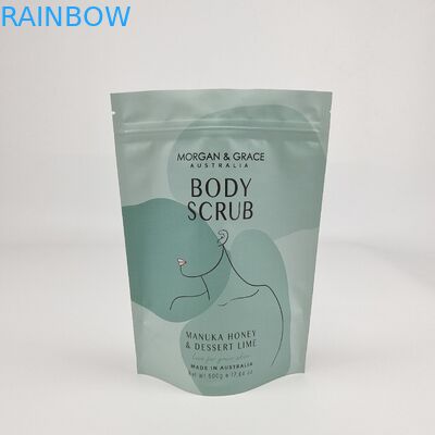 Customize Printed Stand Up Pouch Mylar 50g 100g 250g 1kg Bath Salt Body Scrub Bath Salt Packaging Ziplock Bags