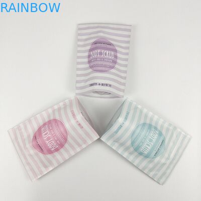 Custom Digital Printing Kraft Paper Pouch Stand Up Ziplock Aluminum Foil Bags For Coffee Body Scrub Packaging