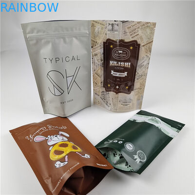 Fashion Pack Food Grade Customized Size and Colors Available Laminated Aluminum Foil Zip Lock Bag Stand Up Pouch