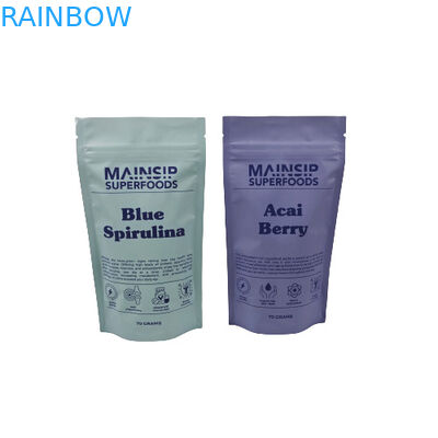 Digital Printed Mylar Pouches Smell Proof Coffee Poeder Packaging Stand Up Zip Lock Bag With Aluminum Foil