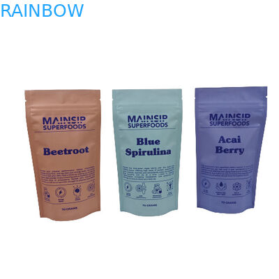 Custom Smell Proof Cookie Packaging Bags Resealable Zip Lock Plastic Pouches With Aluminum Foil