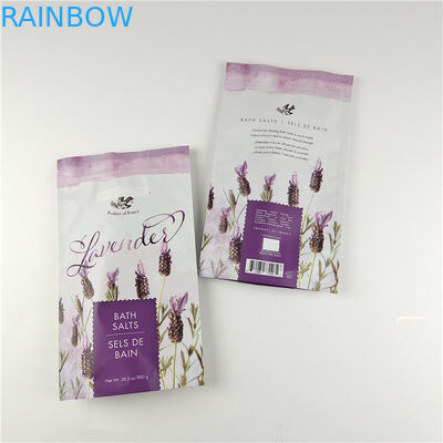 Customized Size and Colors Available Packaging Matt Aluminum Foil Bath Salt Stand Up Pouch Ziplock Doypack