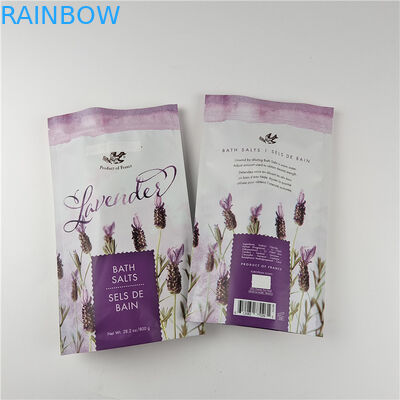 Customized Size and Colors Available Packaging Matt Aluminum Foil Bath Salt Stand Up Pouch Ziplock Doypack