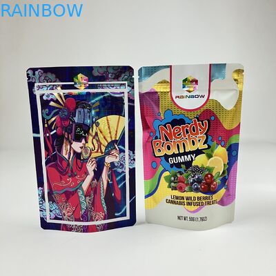 Factory Directly Custom Resealable Zip Lock Bag VMPET Smell Proof Food Grade Stand Up Zipper Pouch