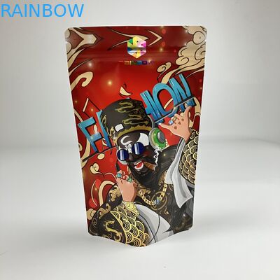 Factory Directly Custom Resealable Zip Lock Bag VMPET Smell Proof Food Grade Stand Up Zipper Pouch