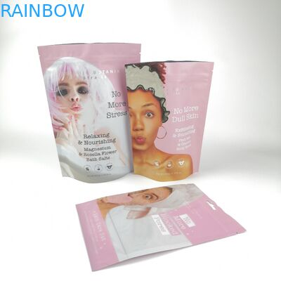 Factory Cutsom Printed Plastic Stand Up Bag Resealable Plastic Pouches With Logo Printing