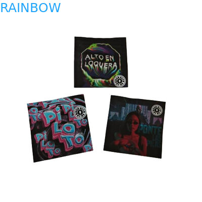 Smell Proof Resealable Sample Sachets With Clear Window Powder Packaging Plastic Bag