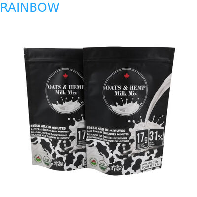 Custom Digital Printed Nut Packaging Zip Lock Coffee Protein Powder Pouch Standing Up Pouch For Food Packaging