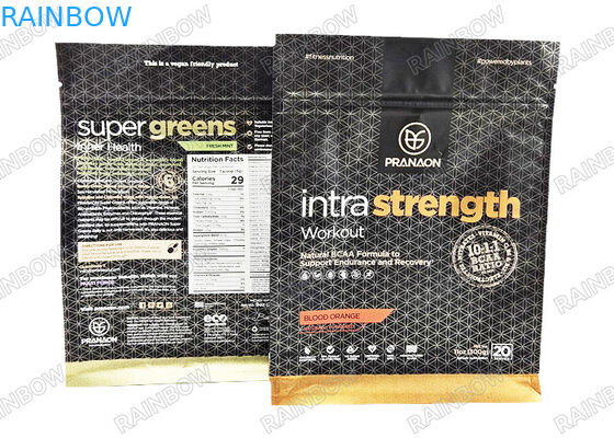 Custom Flat Bottom Coffee Bean Aluminum Foil Coffee Packaging Bags With Valve And Zipper