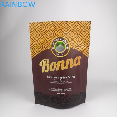 Custom Resealable Smell Proof Kraft Paper Packaging Bags For Powder Gummie Candy With Logo