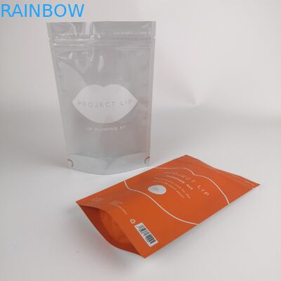 Custom Printed Resealable Zip Lock Stand Up Bag Bath Salt Packaging Pouches Holographic