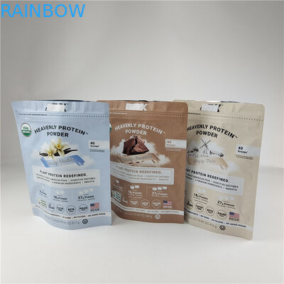 Custom Digital Printing Stand Up Zipper Bags Smell Proof Moisture Proof