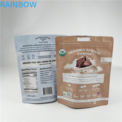 Custom Digital Printing Stand Up Zipper Bags Smell Proof Moisture Proof