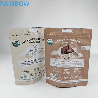 Custom Digital Printing Stand Up Zipper Bags Smell Proof Moisture Proof