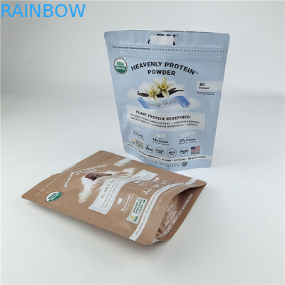 Custom Digital Printing Stand Up Zipper Bags Smell Proof Moisture Proof