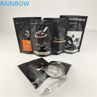 Laminated Aluminum Foil Ziplock Stand Up Pouch Digital Printing Customized Size / Colors