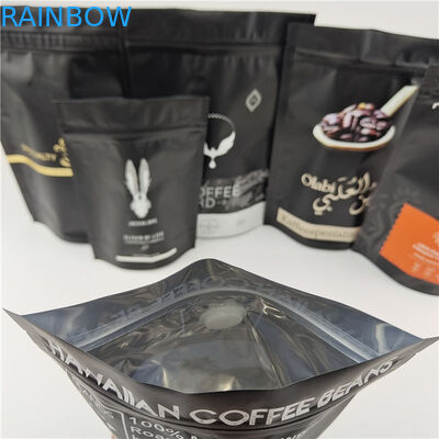 Laminated Aluminum Foil Ziplock Stand Up Pouch Digital Printing Customized Size / Colors