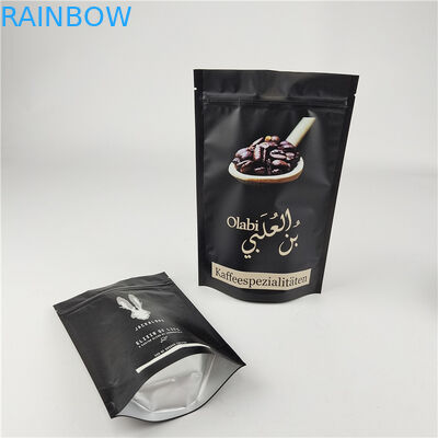 Laminated Aluminum Foil Ziplock Stand Up Pouch Digital Printing Customized Size / Colors