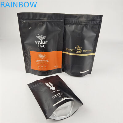 Laminated Aluminum Foil Ziplock Stand Up Pouch Digital Printing Customized Size / Colors