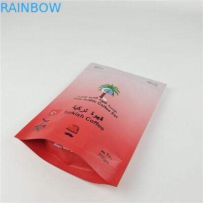 Custom Laminated Aluminum Foil Zip Lock Bag Coffee Stand Up Pouch