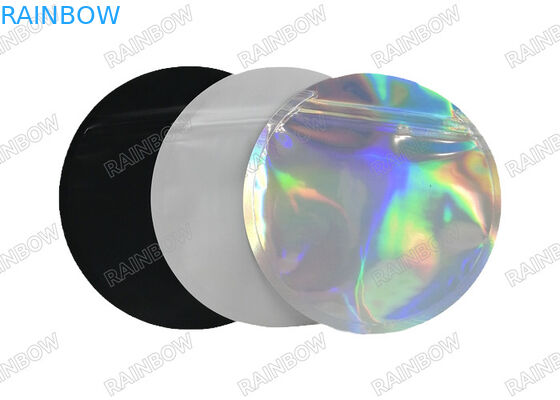 Custom Shape Mylar Food Pouches See Through Die Cut Stand Up Pouch