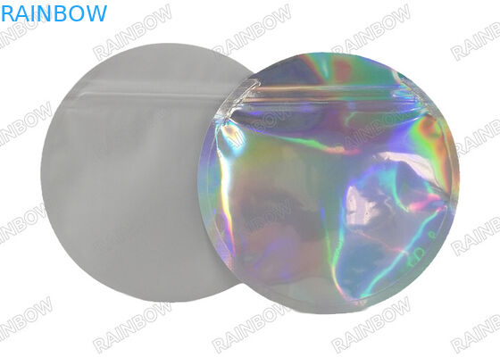 Custom Shape Mylar Food Pouches See Through Die Cut Stand Up Pouch