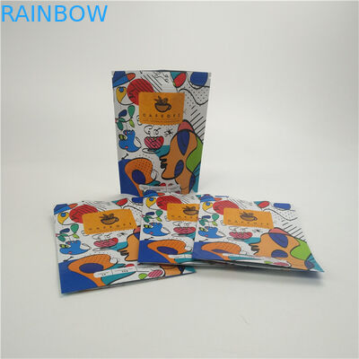 Stand Up Resealable Mylar Bags Recyclable Food Packaging Material With Zipper