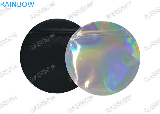 Smell Proof Ziplock Die Cut Mylar Bags Special Shaped For Gummy Cookie Packaging