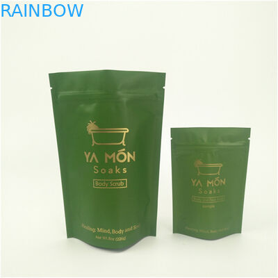Resealable Aluminum Foil Mylar Bag Moisture Proof Laminated Bath Salt Packaging Pouch