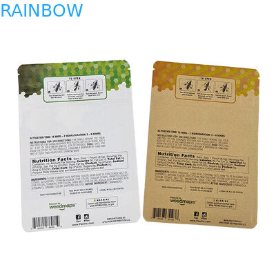Side Customized and Customized Side Customized Paper Bags for Food Packaging