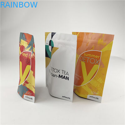 Top Quality Custom Logo Printed Food Grade Stand Up Pouches for Snack Bag Packaging with Zipper