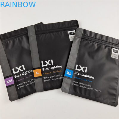 Top Quality Custom Logo Printed Three Side Seal Bags for Teeth Care Packaging with Eco-Friendly and Safe Material