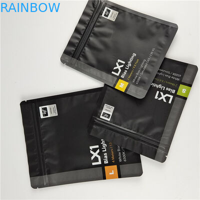 Top Quality Custom Logo Printed Three Side Seal Bags for Teeth Care Packaging with Eco-Friendly and Safe Material