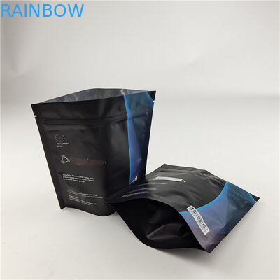 New Design Matt Surface Digital Printing Storage Plastic Zip Lock Resealable Plastic Food Seal Packaging Bag